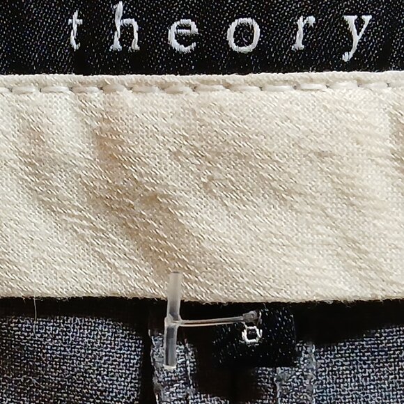 THEORY Wool Wide Leg Dress Trousers Size 8 - EUC - Picture 6 of 13